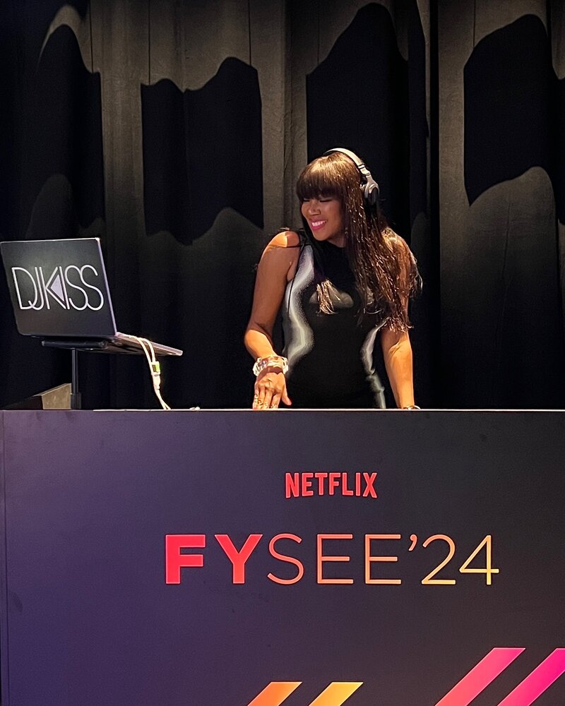 DJ Kiss in the booth