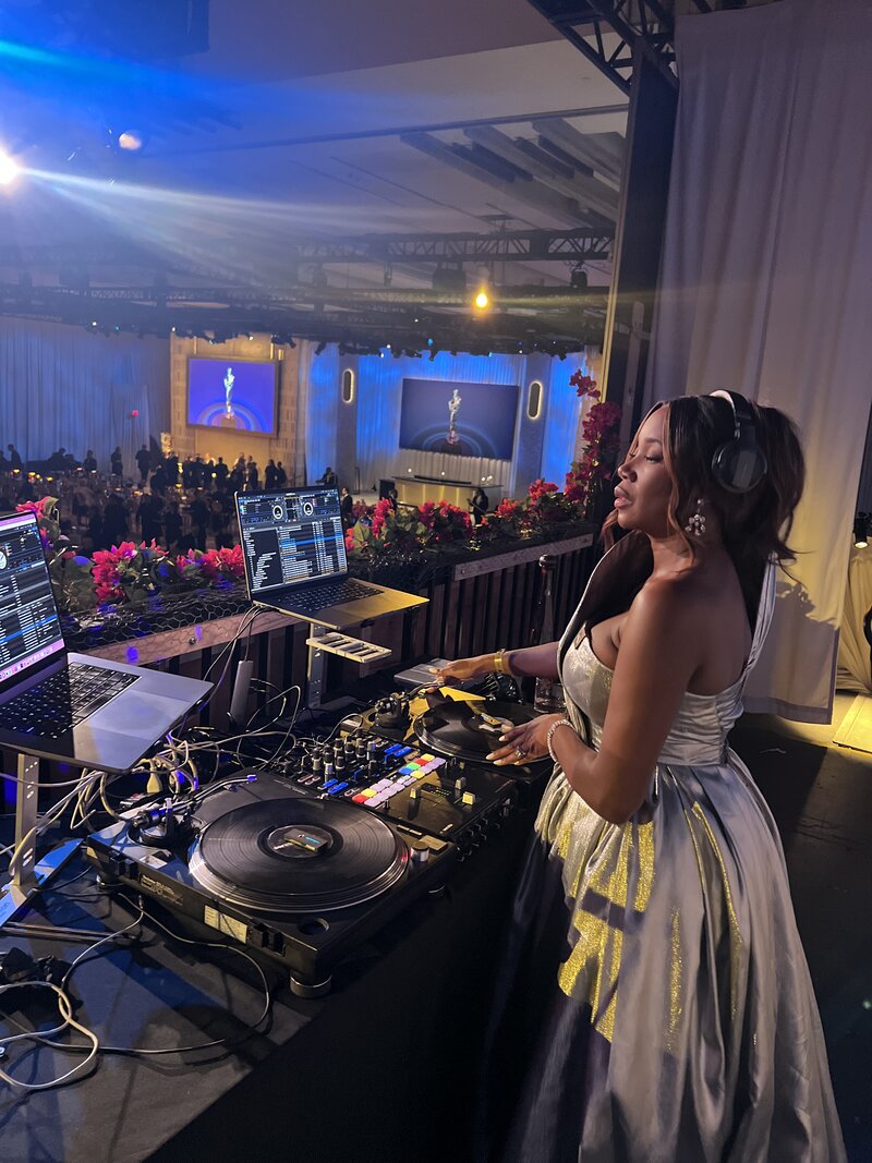 DJ Kiss in the booth