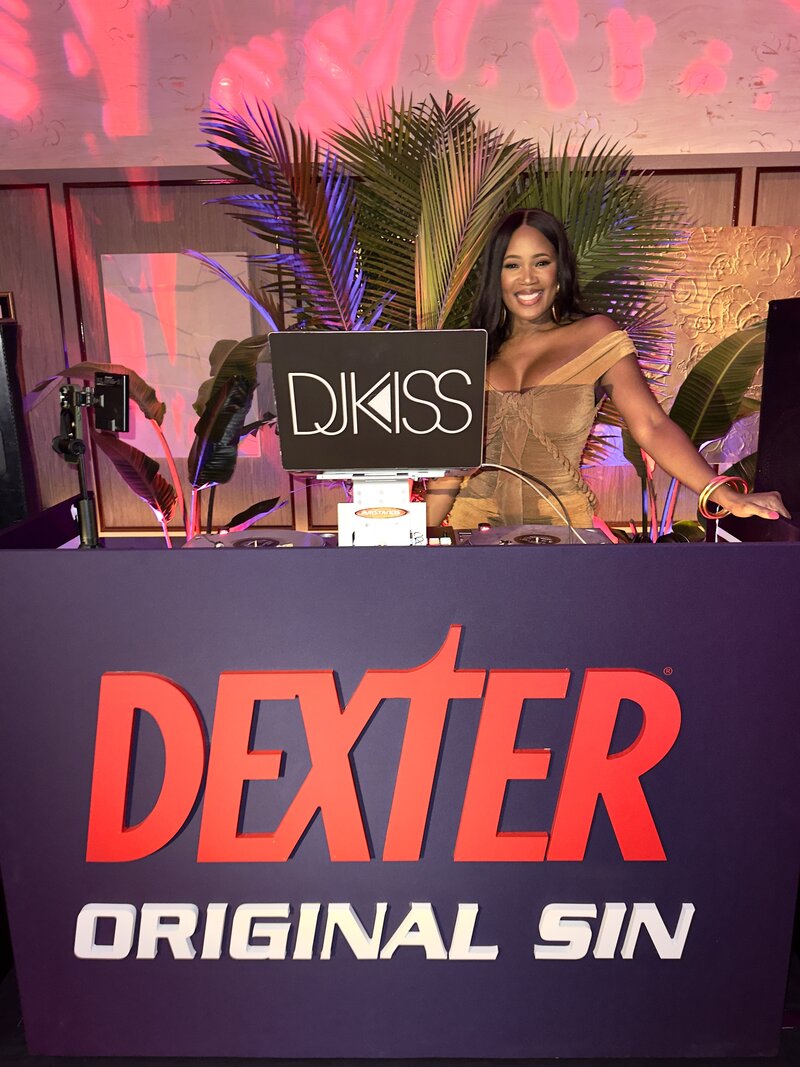 DJ Kiss in the booth