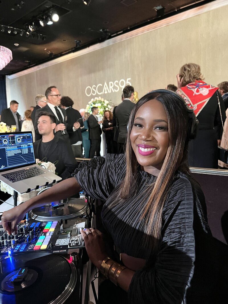 DJ Kiss in the booth