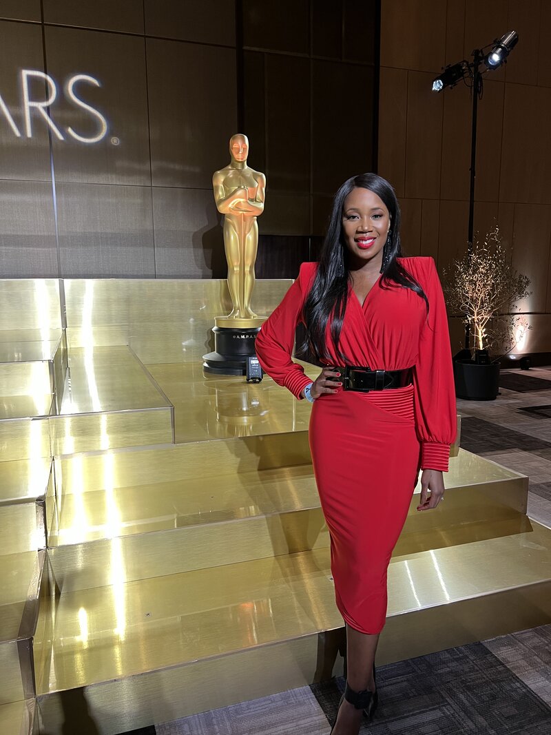 DJ Kiss on the red carpet — Oscars® Governors Ball